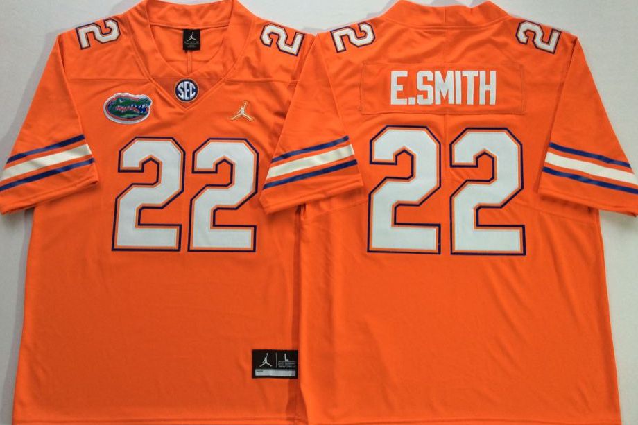 Men Florida Gators #22 E.Smith Orange 2025 NCAA Jersey